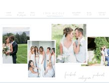 Tablet Screenshot of erinnicolephotographyco.com
